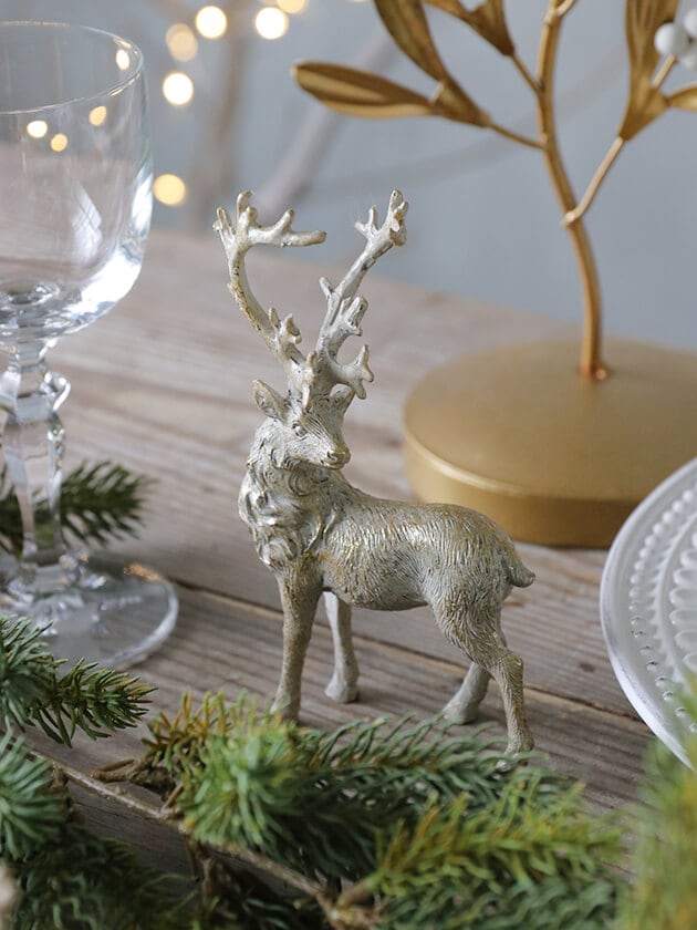 Lene Bjerreトナカイstanding Eライトゴールド