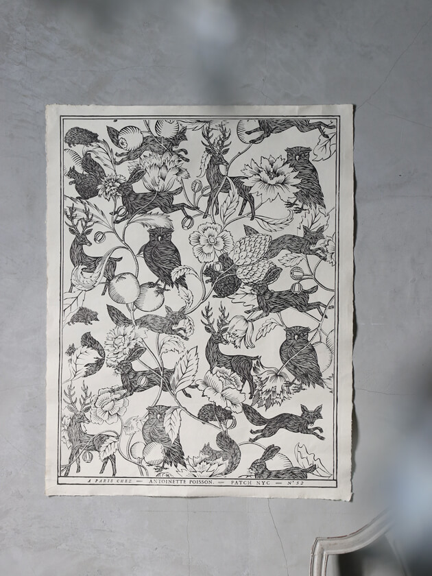 Antoinette Poissonドミノペーパー52D 51.5 x 66cm