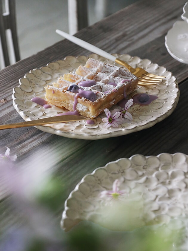 VIRGINIA CASA ROMANTICA オルテンシアプレート ホワイト - サラグレース