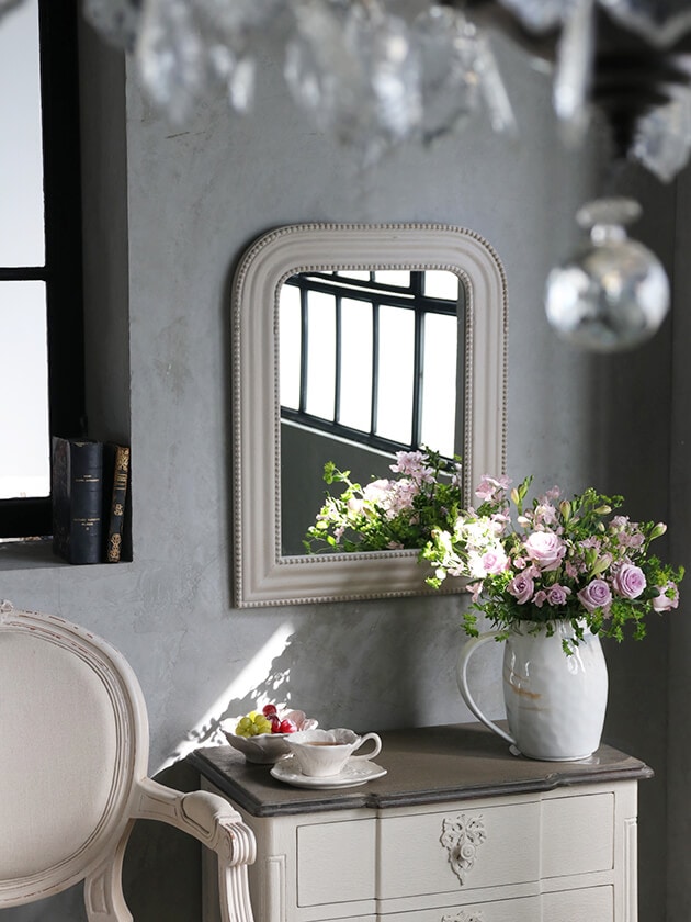 SGDミラーコレットハウスグレー65x50 - サラグレース