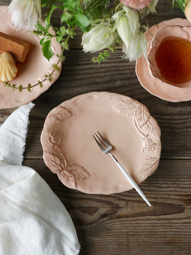 Virginia Casa ROMANTICA デザートプレート23cm ピンク