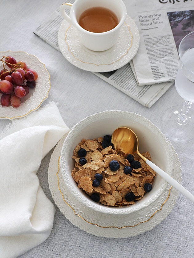 ELIOS FINEZZA エリオス フィネッツァ シリアルボウルクリームGOLD RIM