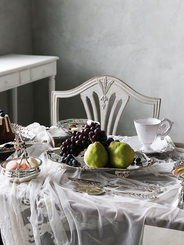 Royal Family ロイヤルファミリー シルバートレーDina 飾り皿 小物入れ