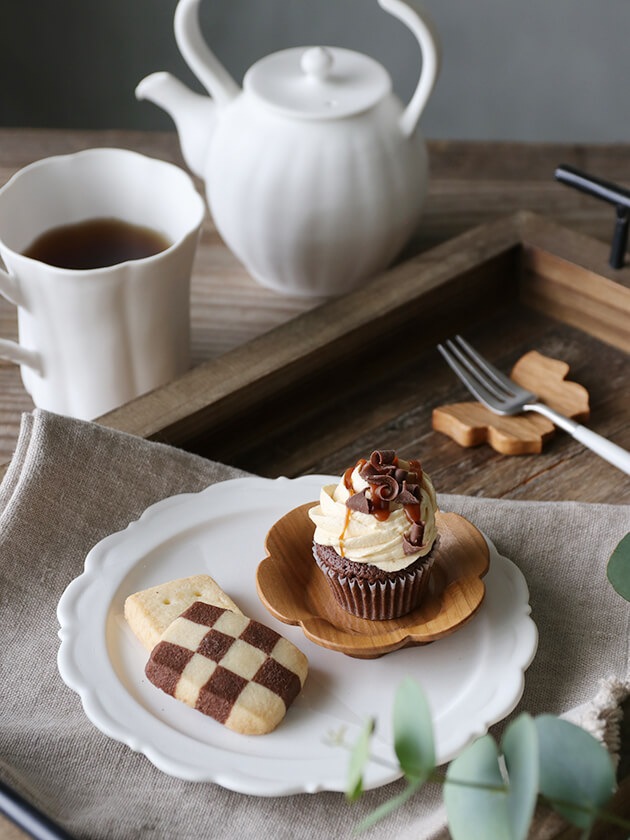 三木達也 輪花豆皿 山桜