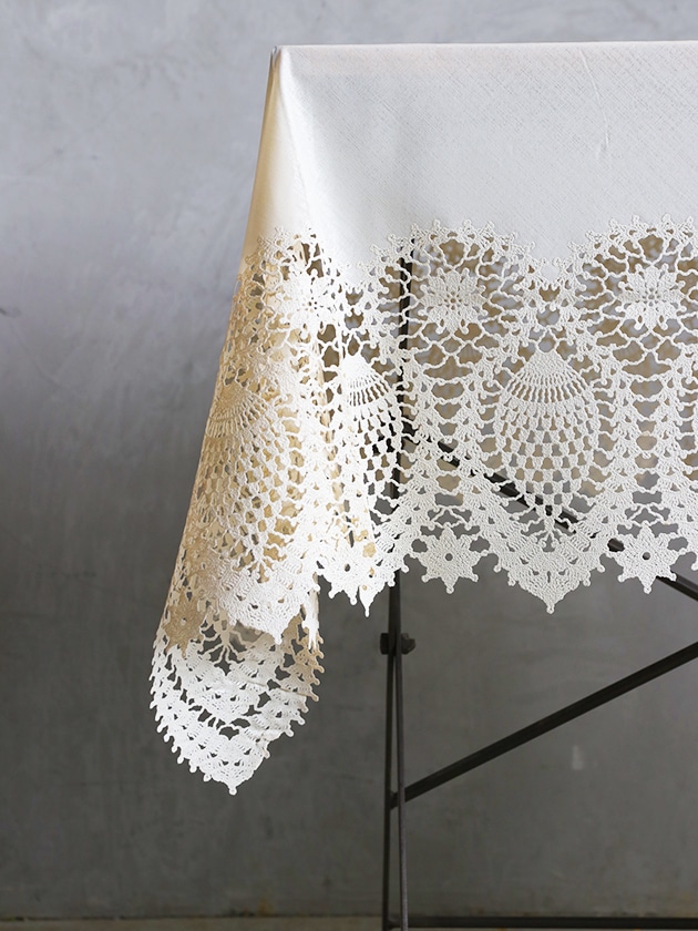 Fiorira un Giardinoビニールテーブルクロスサンド 137x137cm フィオリ