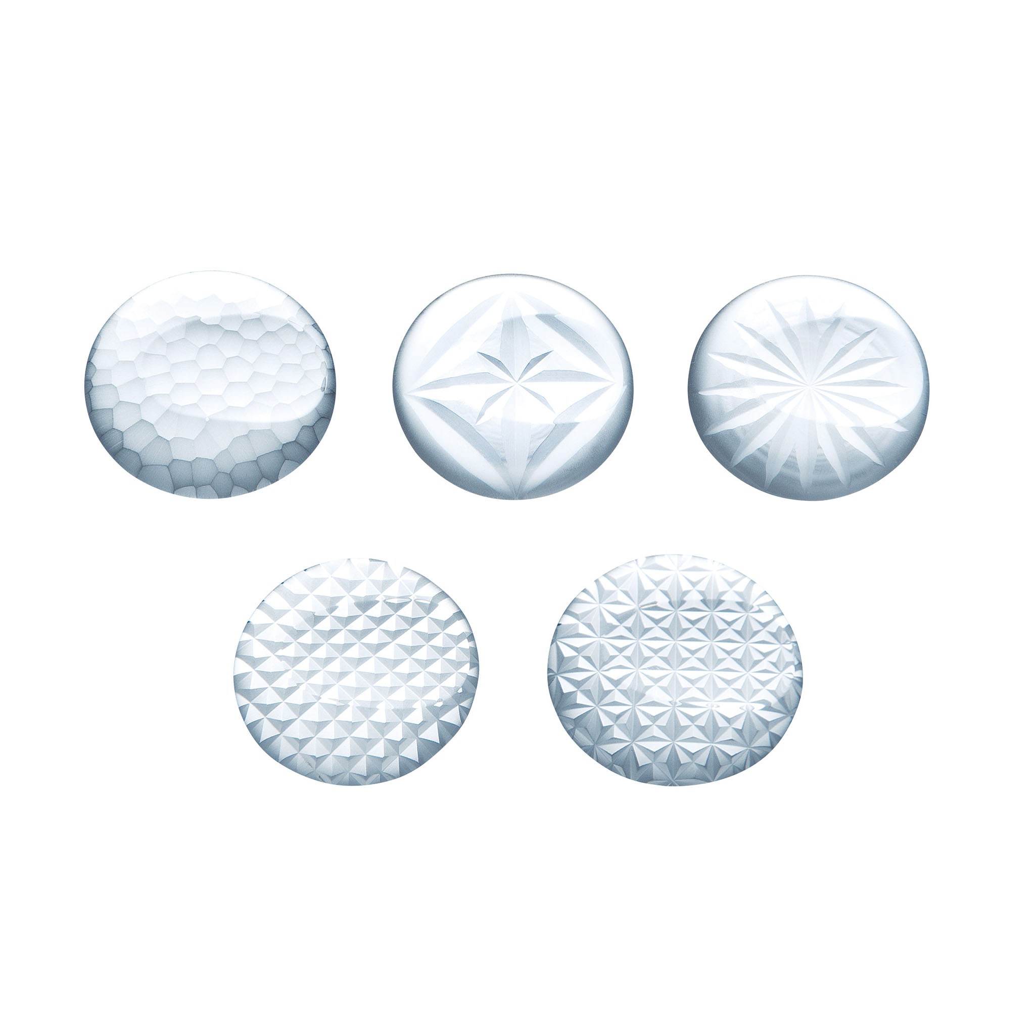 江戸切子のお箸置き：5個セット 桐箱入り GIFT | ガラス製品 | Sghr