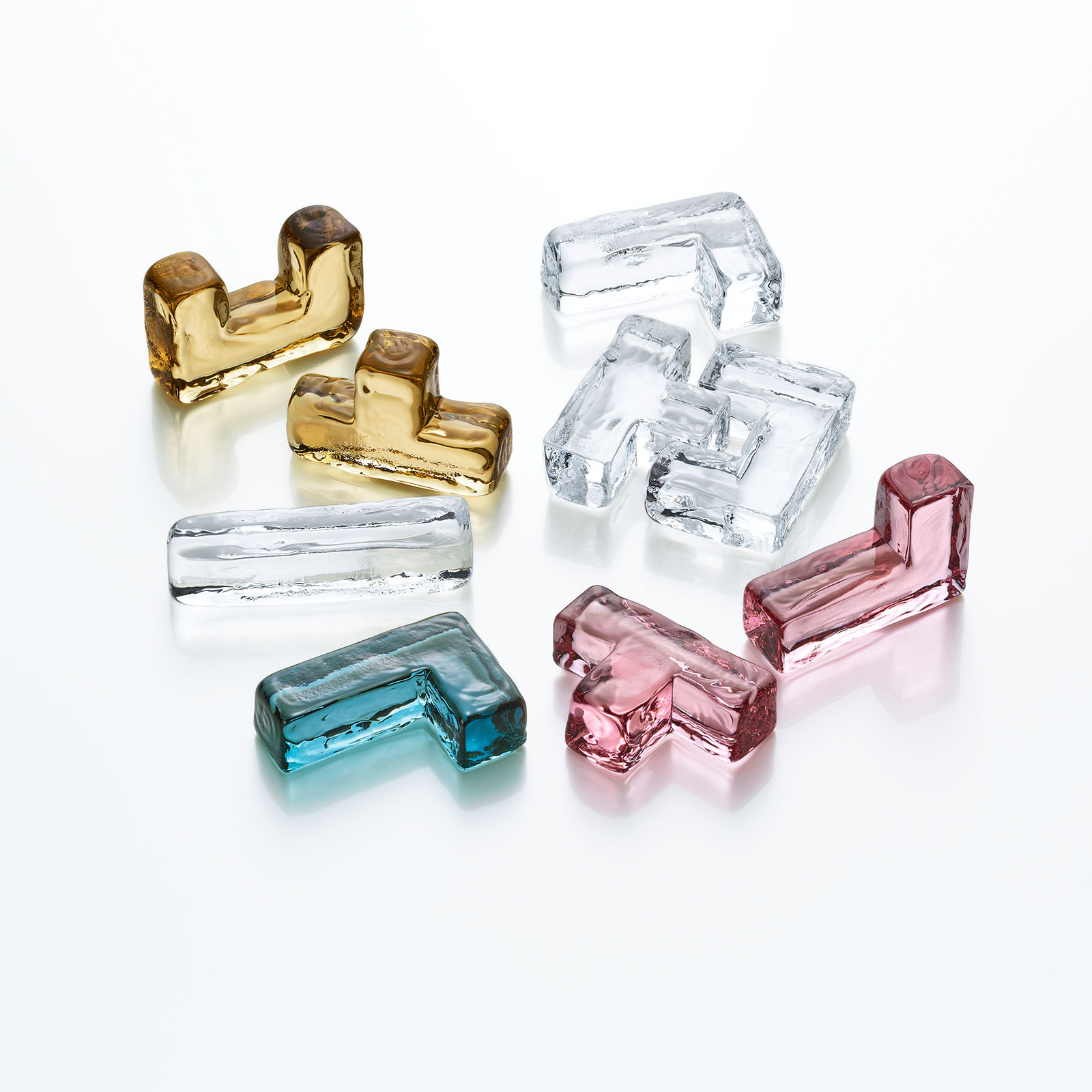 プレイ：箸置き・カトラリーレスト 4点セット GIFT | ガラス製品 | Sghr