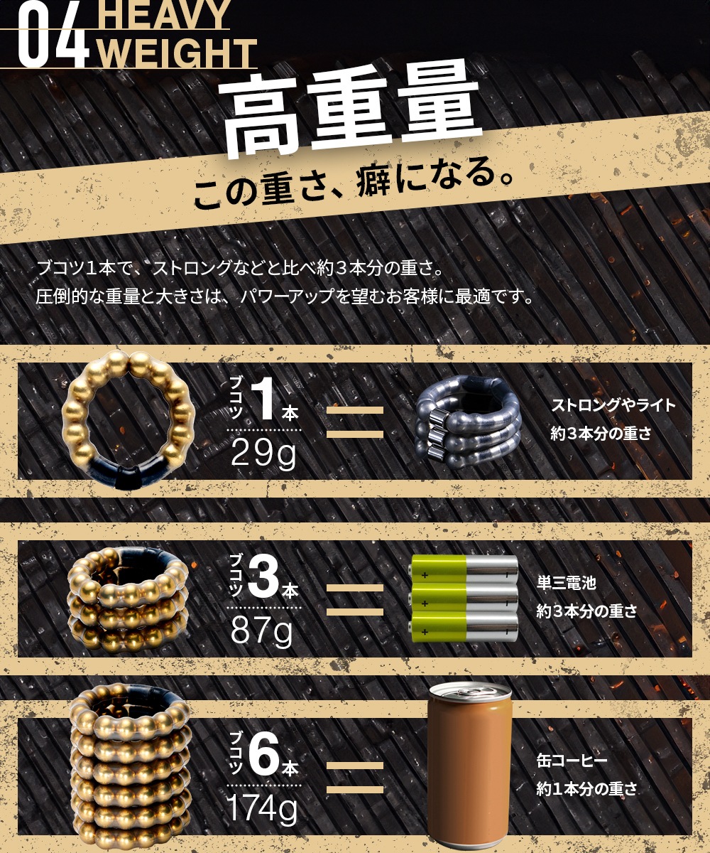 カリバウアー BUKOTSU 3本セット（ストラップ付き）24金メッキ採用