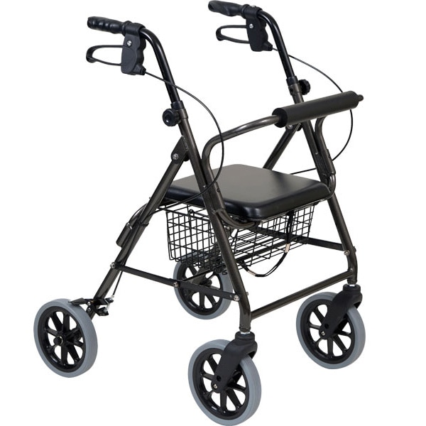 四輪歩行車 ハッピー2 トール［背の高い方向け］【竹虎ヒューマンケア