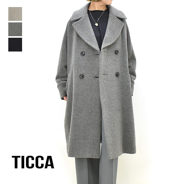 25AW】TICCA ティッカ テントコート ウール ダブル TBEA-241