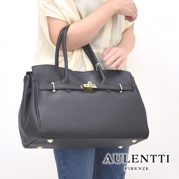 AULENTTI オウレンティ 2WAYレザートートバッグ ショルダー DOLLARO
