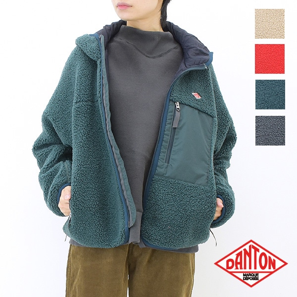 DANTON ダントン インシュレイションフーデットボアジャケット DT