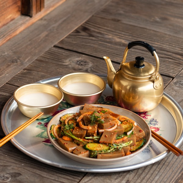 酒器]やかんセット1L用（やかん1個+コップ4個） マッコリ用やかん