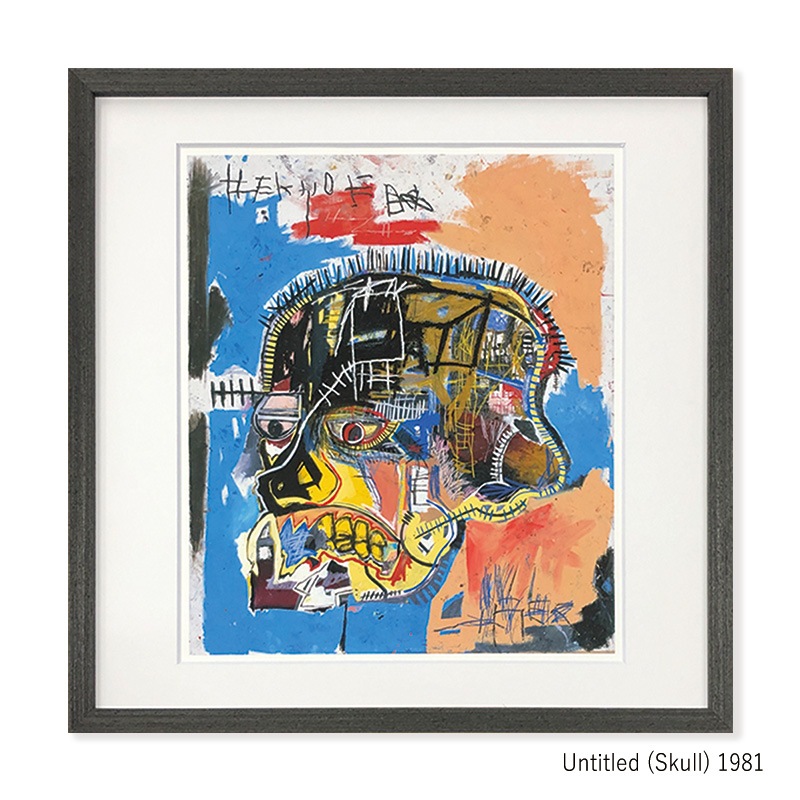 アート絵画】 ジャン-ミシェル・バスキア Untitled (Skull) 1981