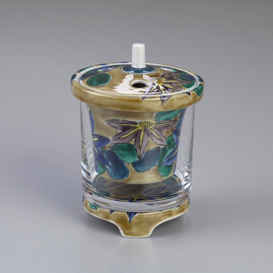九谷ガラス香炉 鉄仙 | ・その他,九谷ガラス香炉 | 九谷和グラス