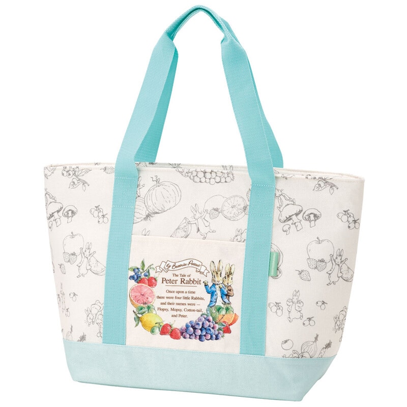 麻風トート保冷ショッピングバッグ ピーターラビット