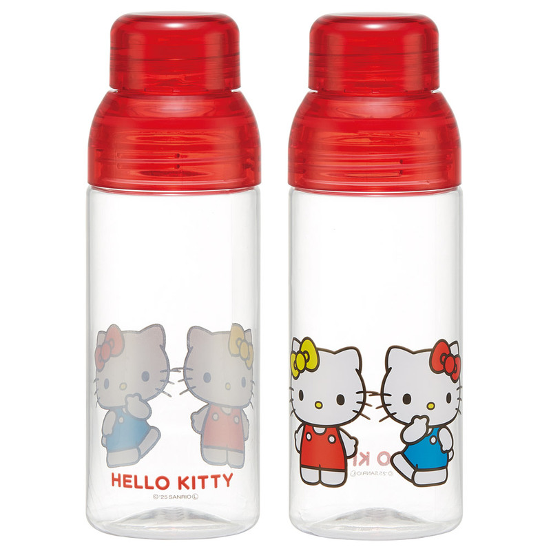 マスコット 入り ドリンク ボトル 水筒 480ml プラスチック 大人 直