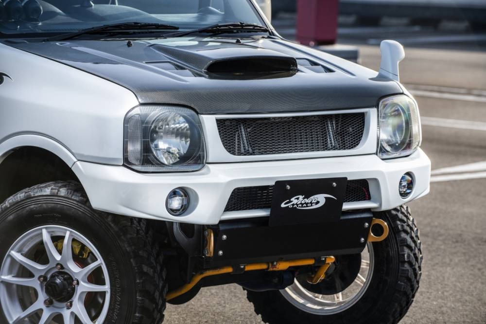 ABSフロントバンパースポイラー 未塗装品 ジムニー JB23用