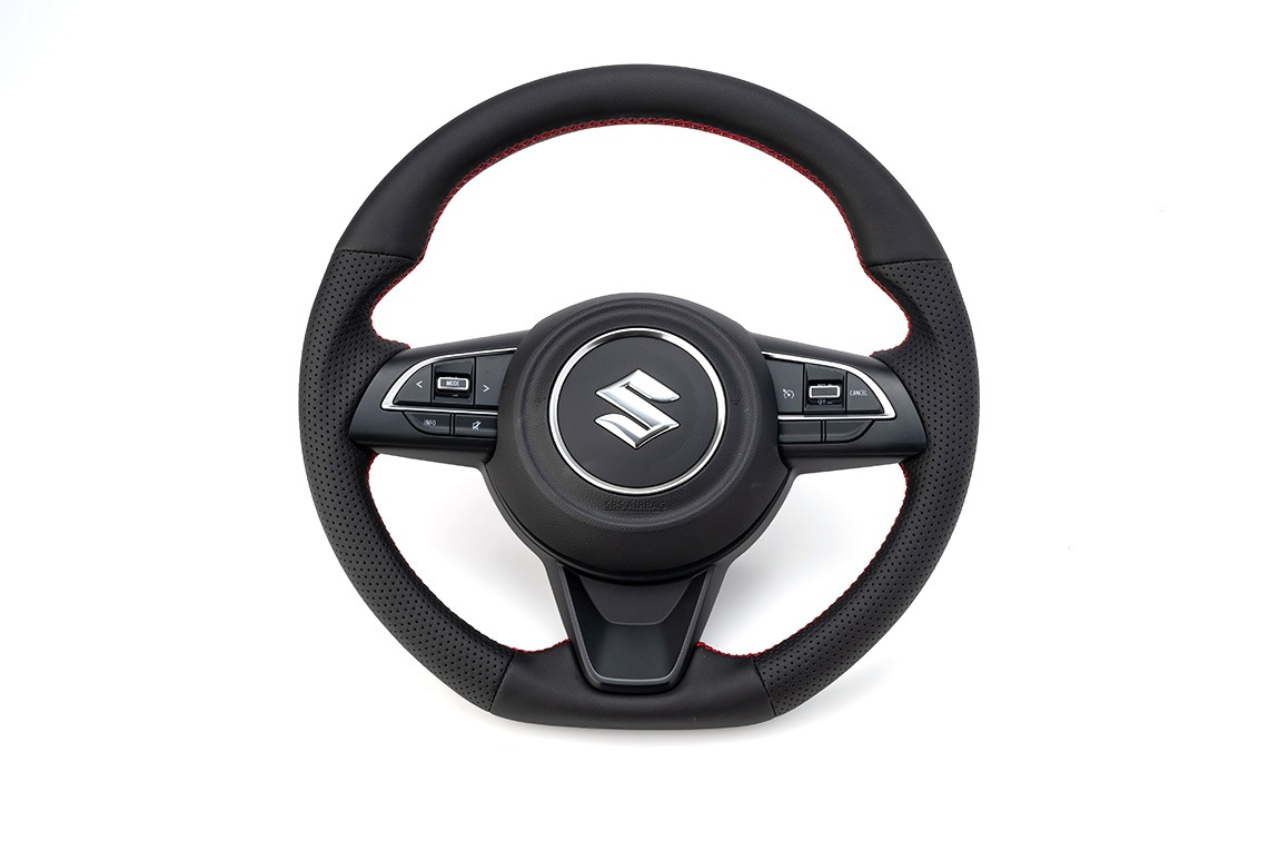 リニューアル】本革巻きステアリング スタンダード ジムニー JB64