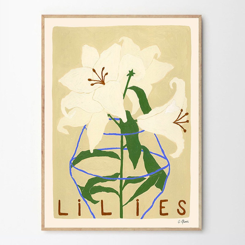 北欧モダン雑貨のオンライン通販｜nest のTHE POSTER CLUB ユリ