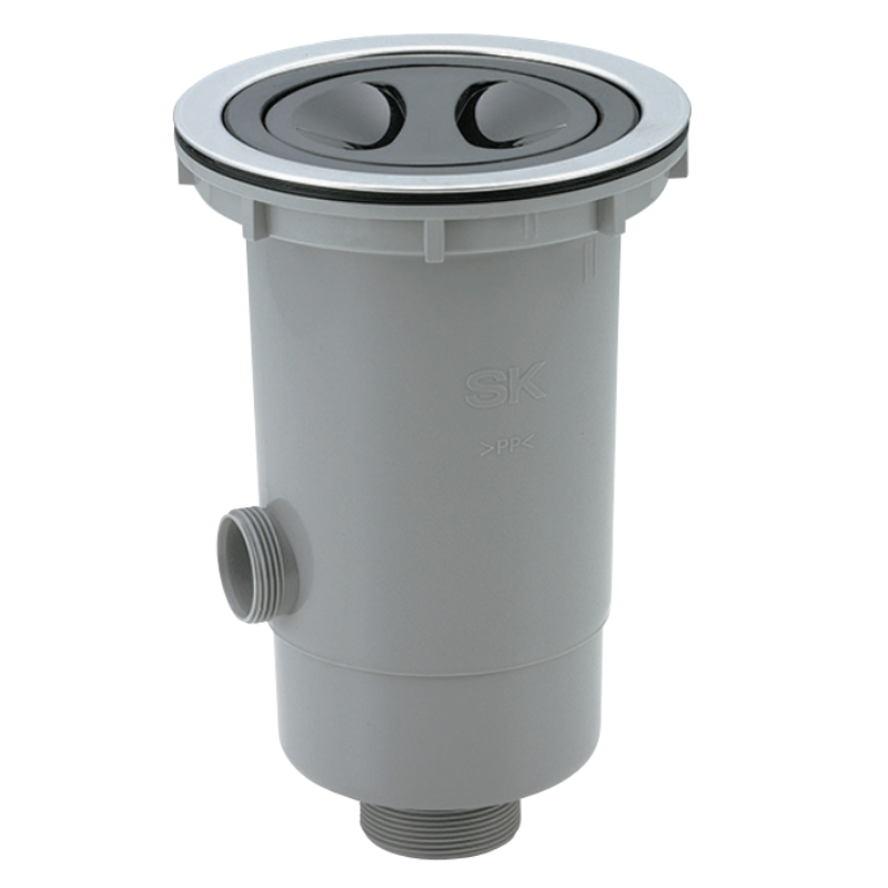 深型排水トラップ G2ネジ 樹脂カゴ付 TO-295WP | キッチン用排水部品