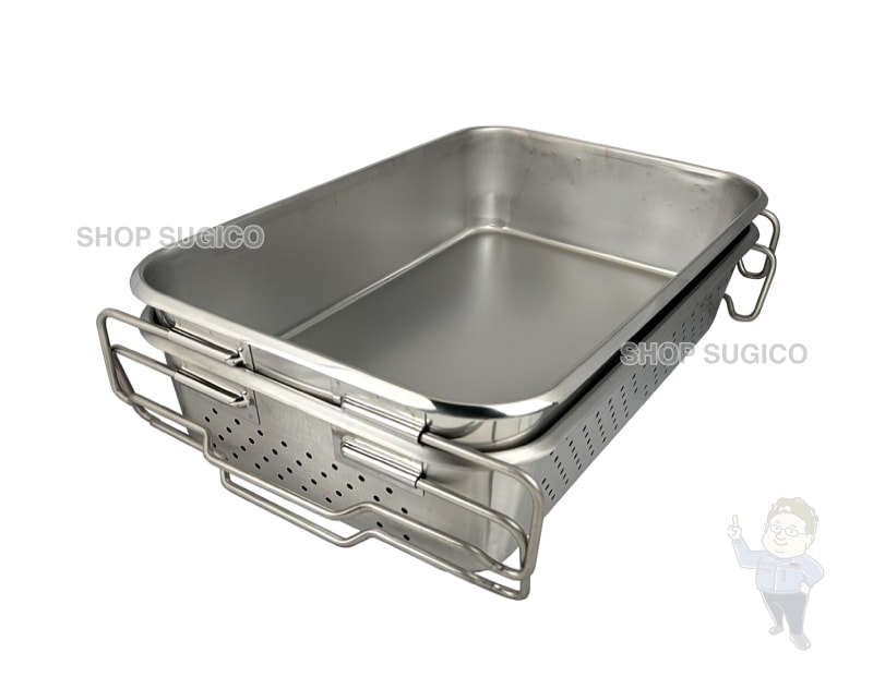 HACCP】【NSF】18-8 給食バット 運搬型 半カールフランジタイプ