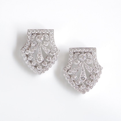 アンティークジュエリー アンティークブローチ ダイヤモンド