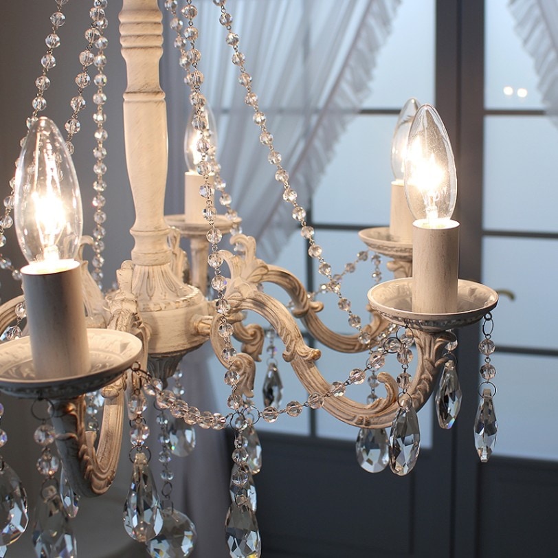 シェリートライフル |照明・シャンデリア,6灯シャンデリア |デザイン