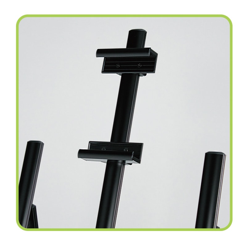 ZV-パネル受け押え150-60 上下2ケセット 店頭販促グッズ｜メニュー