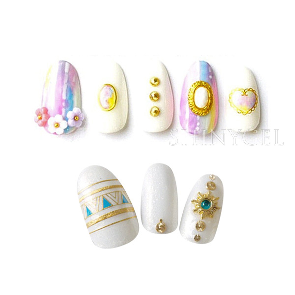 コインスタッズ／ゴールド 3mm（50個入り）｜シャイニージェル公式