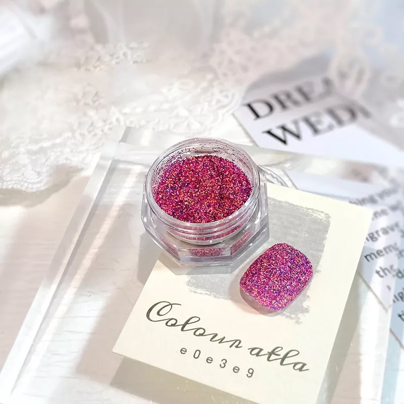 CKツイードパウダー8色セット $ | ネイルアート用品,グリッター・ラメ