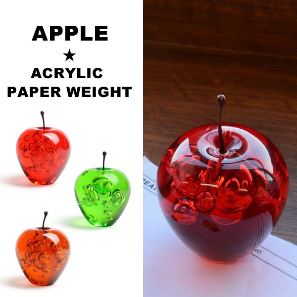 apple アップル ペーパーウェイト りんご型のペーパーウェイト