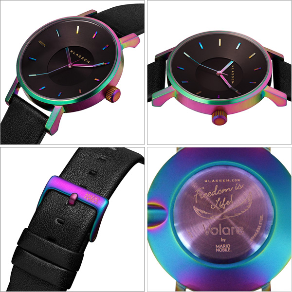 虹色ベルトが美しい！KLASSE14 VOLARE Rainbow 腕時計