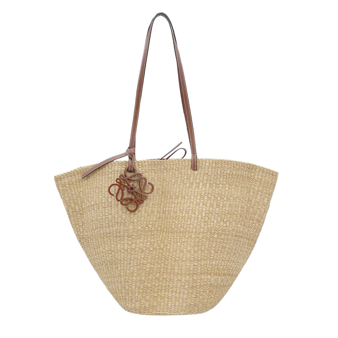 ロエベ シェル編み込みデザイン かごバッグ ロエベ シェル編み込み