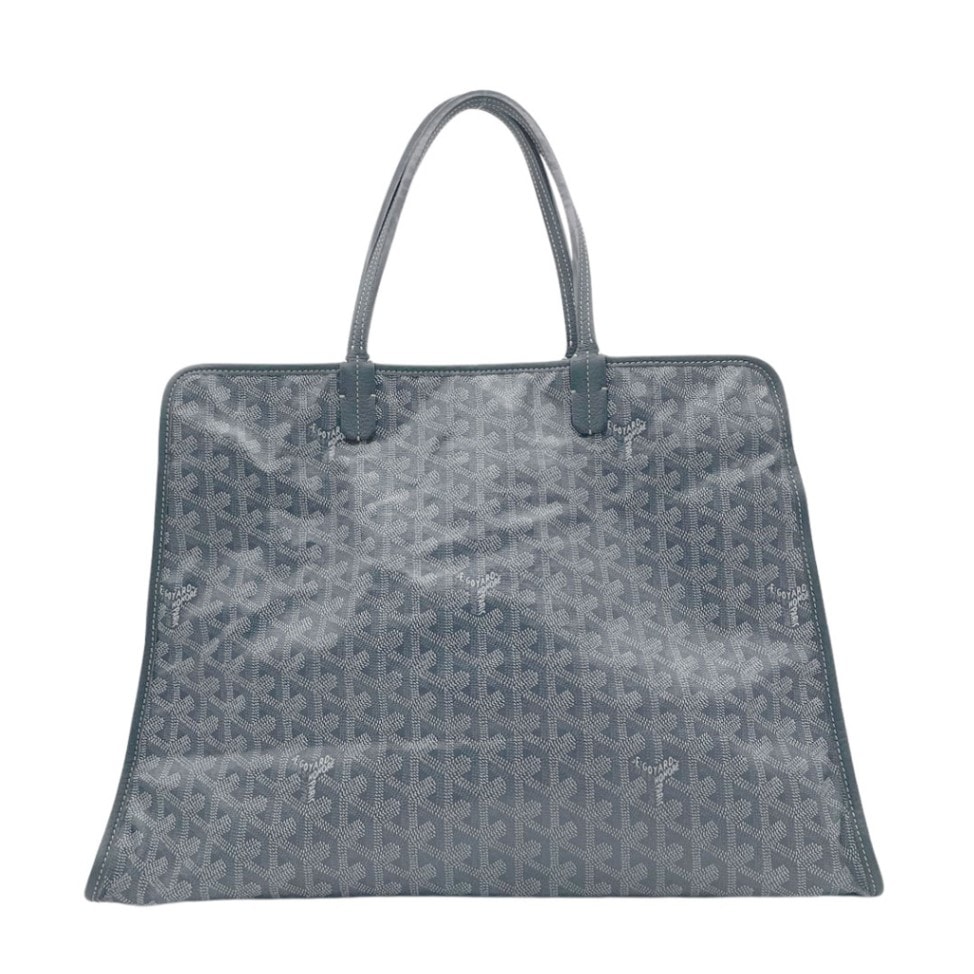 GOYARD ゴヤール サンルイPM トートバッグ PVC レザー ホワイト