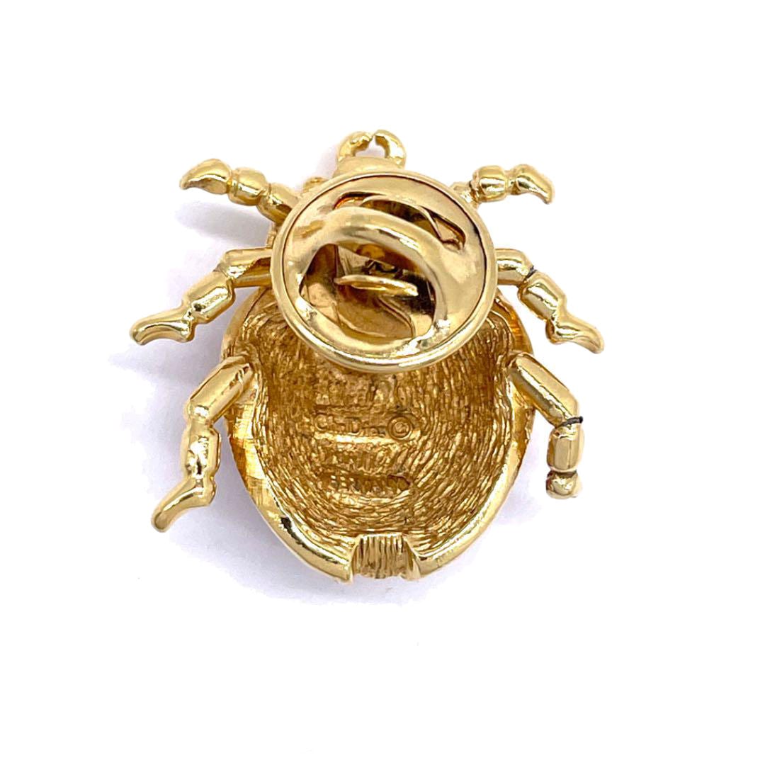 Christian Dior クリスチャン・ディオール ピンブローチ てんとう虫