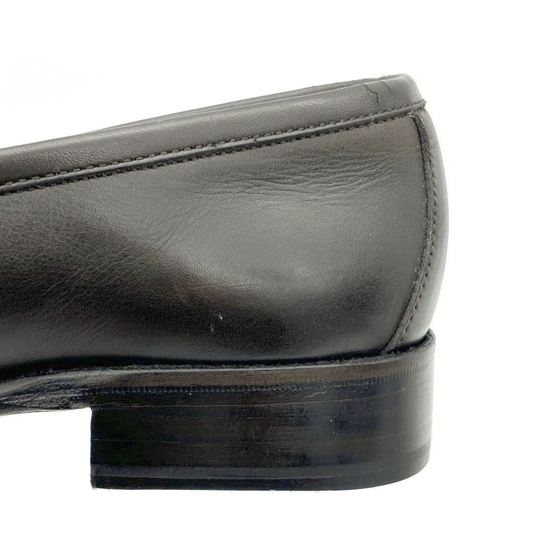 GUCCI グッチ ローファー ホースビット レザー ダークブラウン