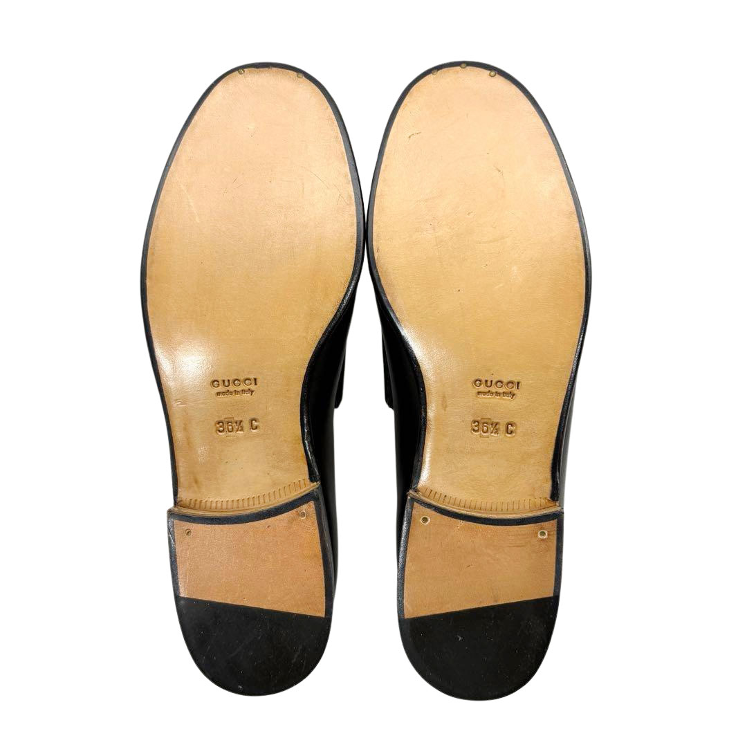 GUCCI グッチ ローファー ホースビット レザー ダークブラウン