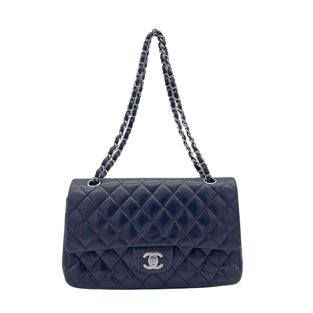 CHANEL シャネル マトラッセ25 チェーンショルダーバッグ ラムスキン