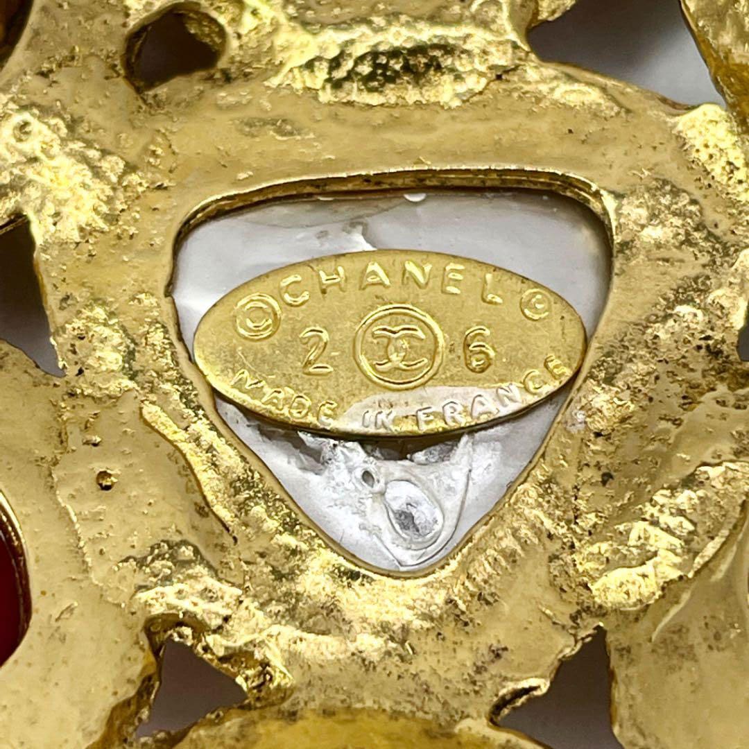 CHANEL シャネル ブローチ グリポア ガラス 26 フェイクパール