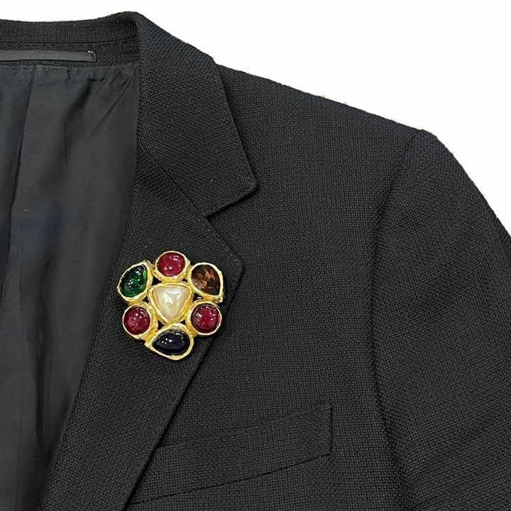 CHANEL シャネル ブローチ グリポア ガラス 26 フェイクパール