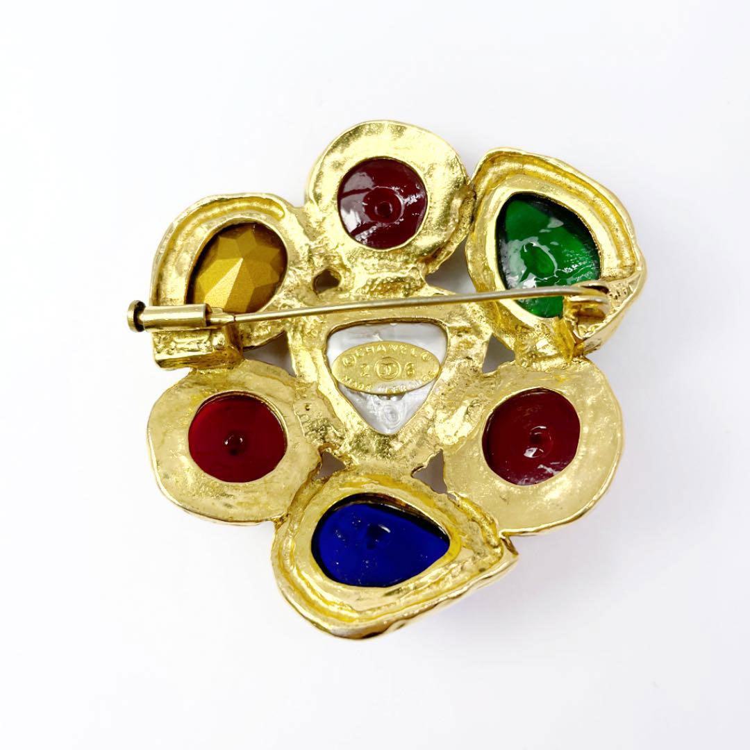 CHANEL シャネル ブローチ グリポア ガラス 26 フェイクパール