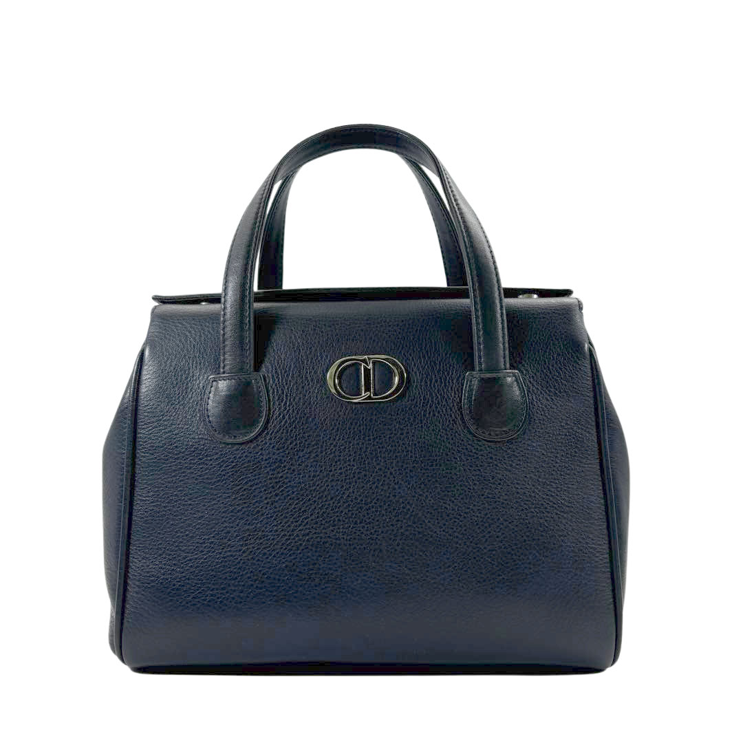 Christian Dior クリスチャンディオール ハンドバッグ CDロゴ レザー