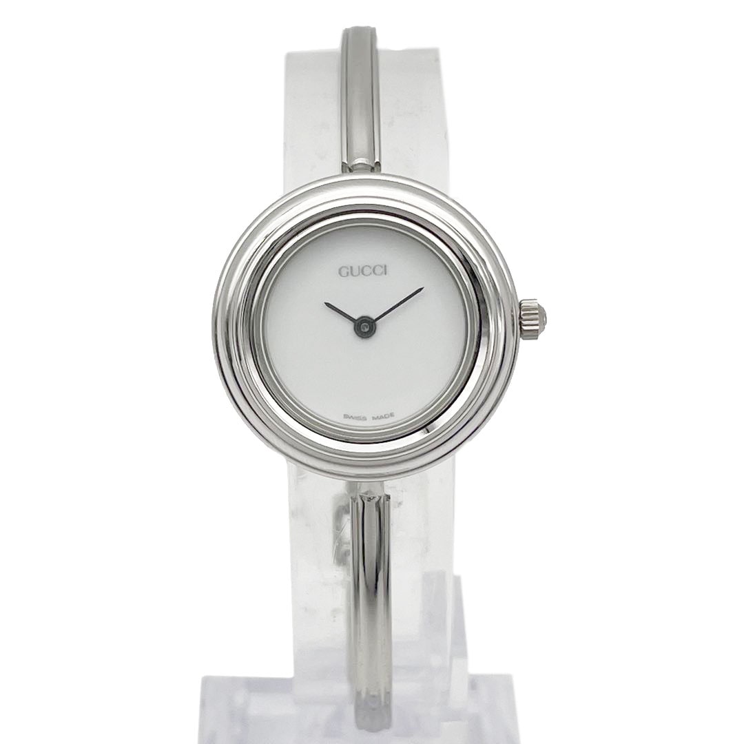 GUCCI グッチ レディース 腕時計 チェンジベゼル バングルウォッチ