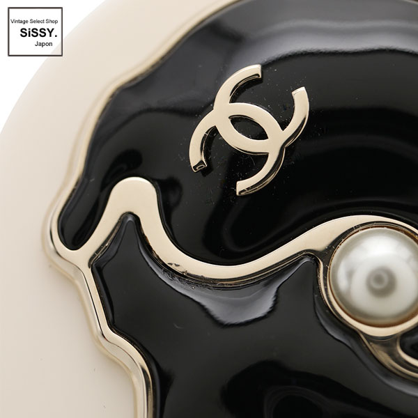 □シャネル□ ココマーク マドモアゼル ブローチ フェイクパール