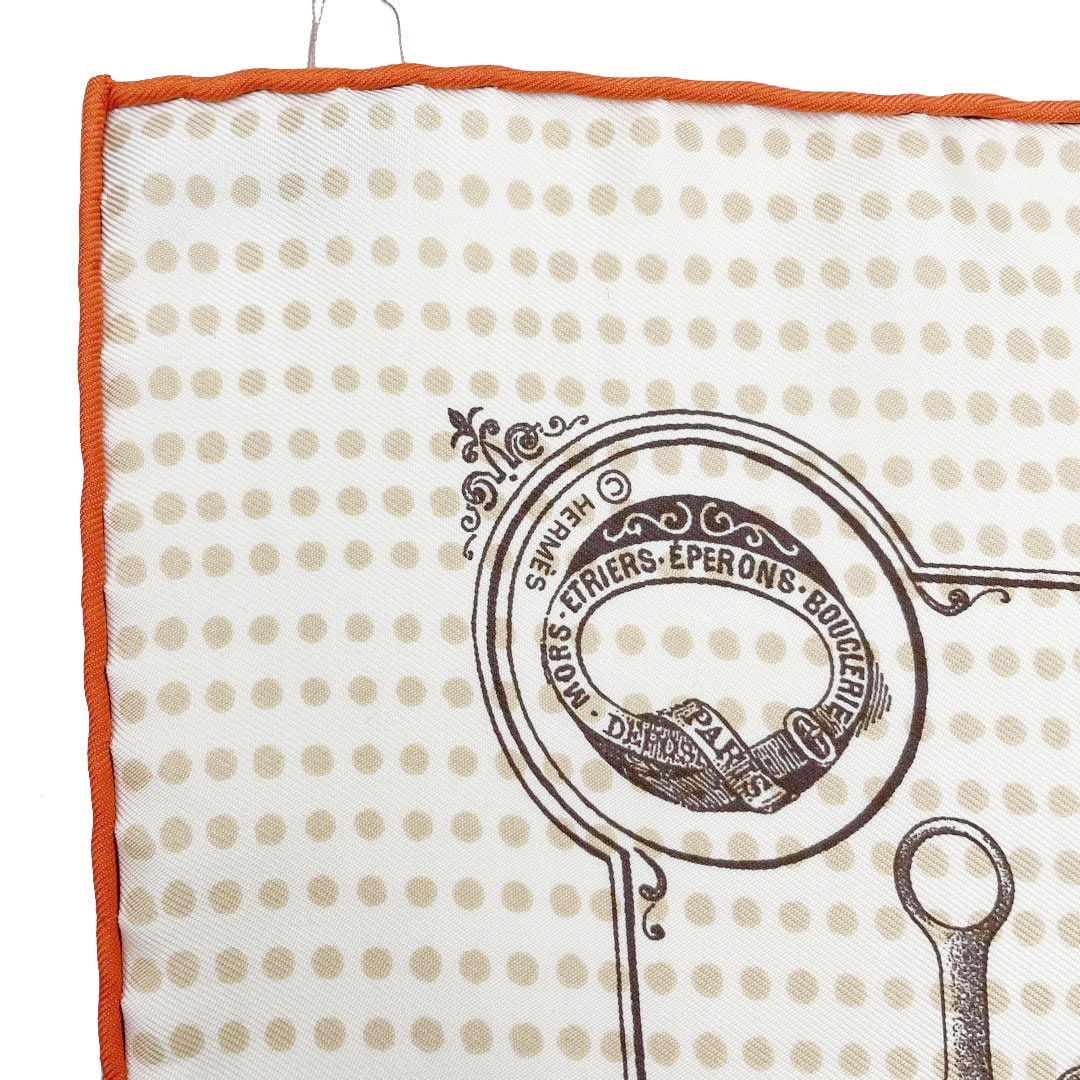 HERMES エルメス スカーフ カレ45 プチカレ ガヴロッシュ 『MORS DE