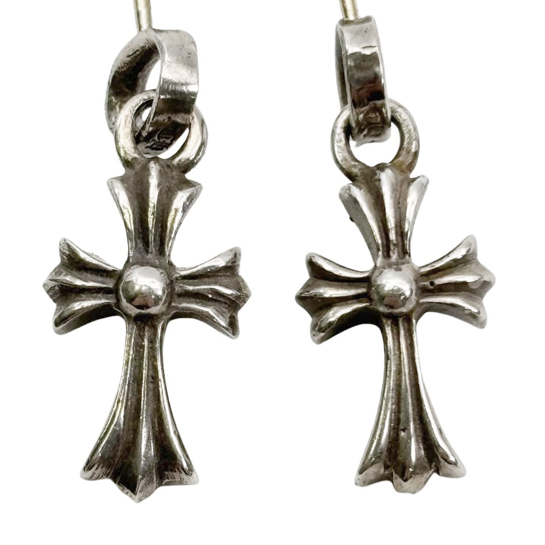 CHROME HEARTS クロムハーツ CHクロスベビーファットドロップピアス 両