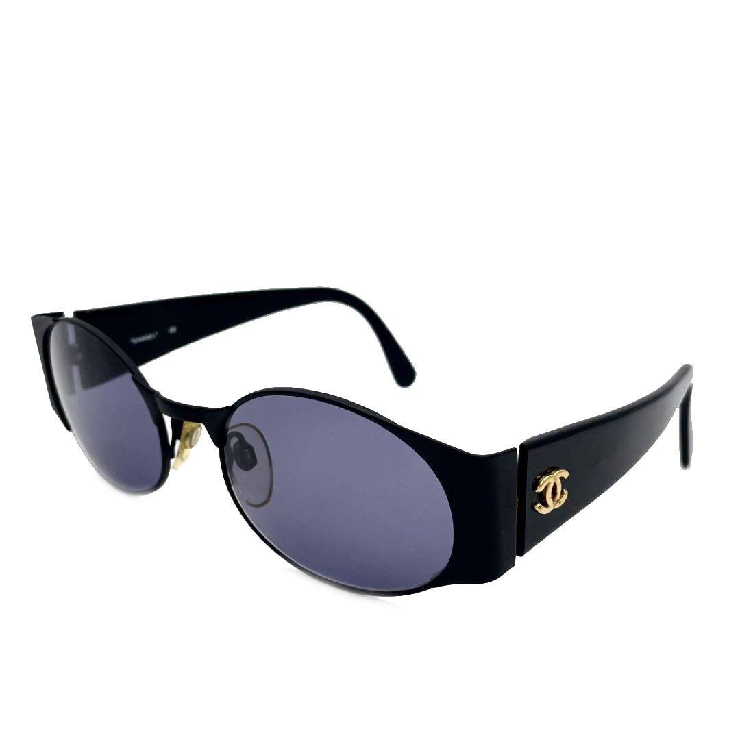 CHANEL シャネル サングラス オーバル ココマーク メタル プラスチック