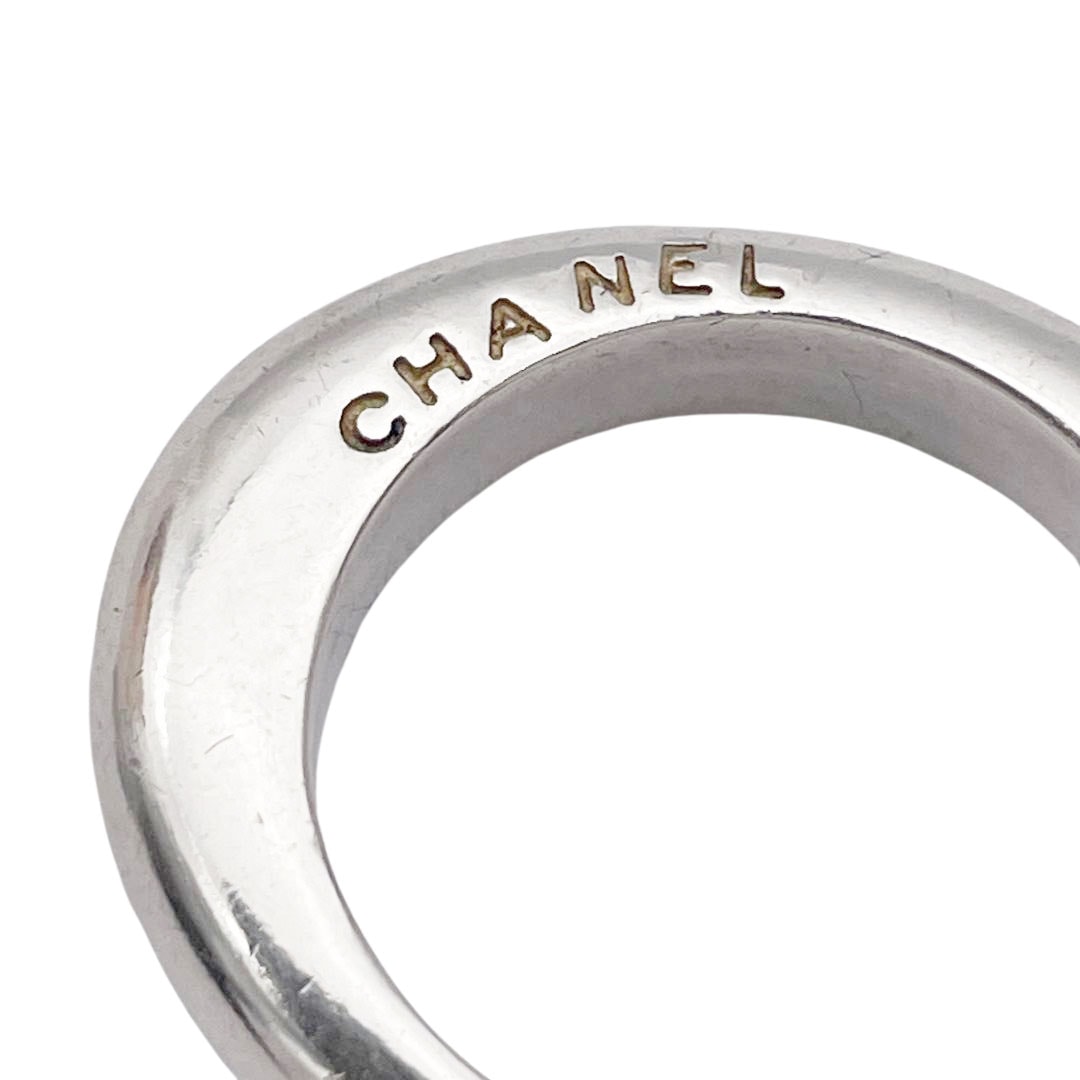 CHANEL シャネル フープピアス ロゴ 925 シルバー ヴィンテージ