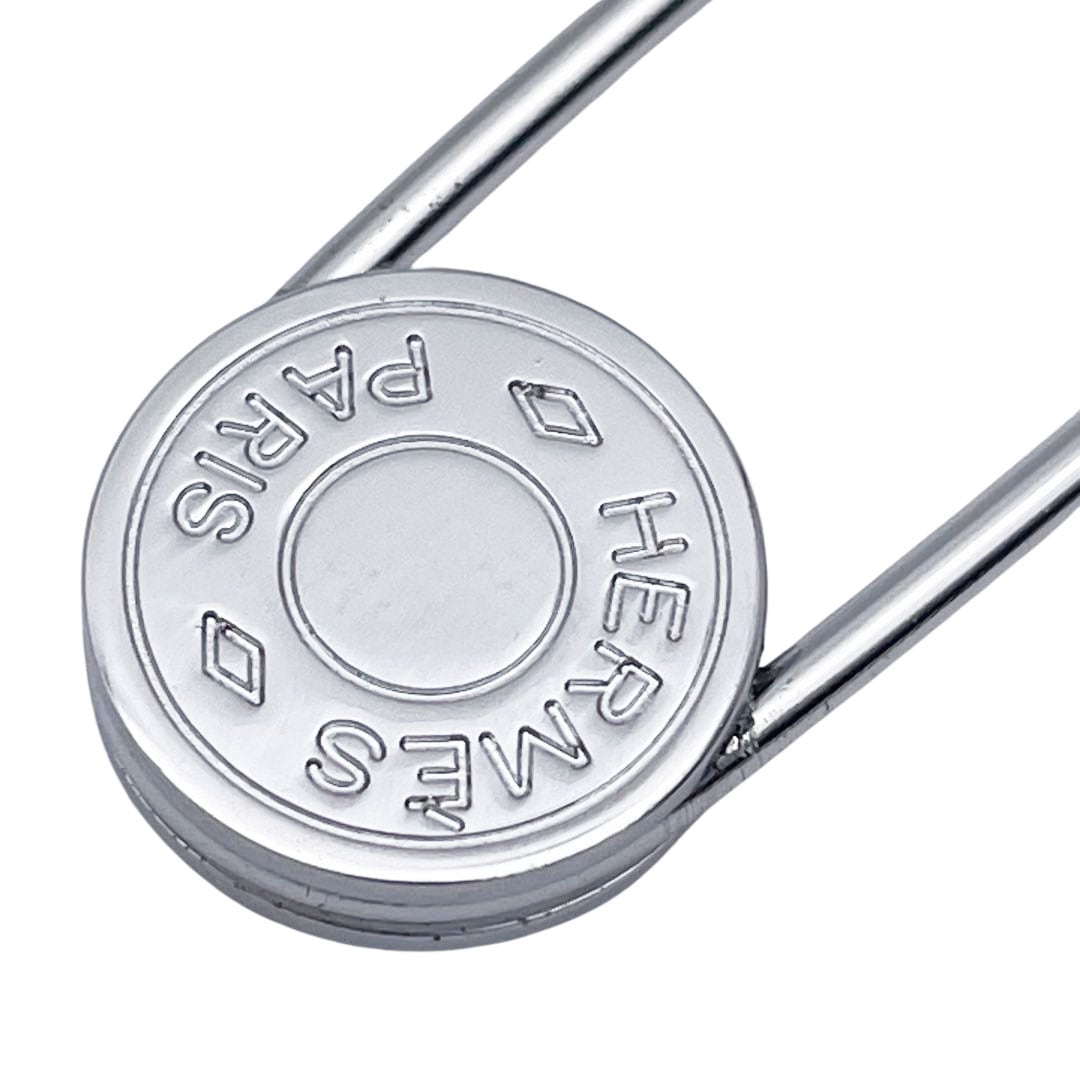 HERMES エルメス セリエ ピンブローチ 安全ピン シルバー